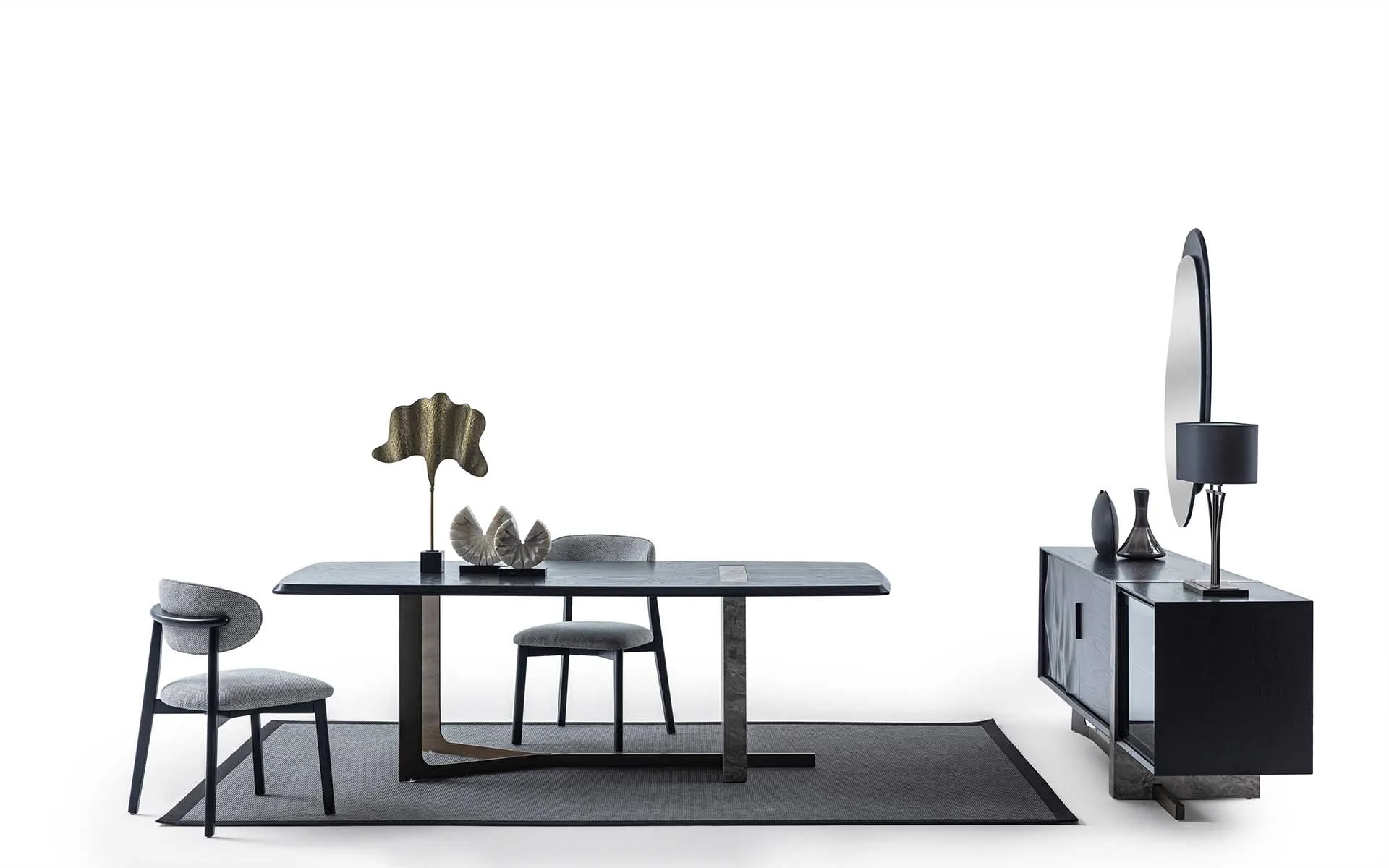 brunet-yemek-takimi-siyah